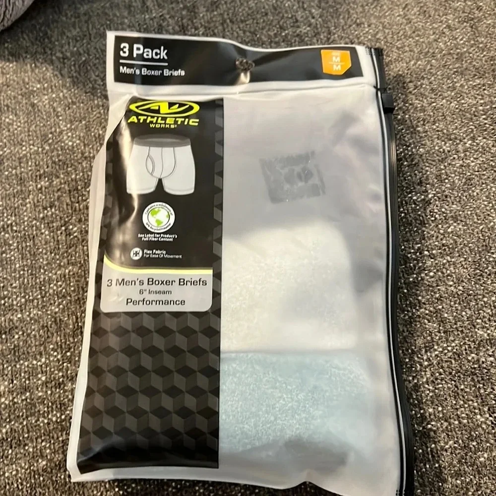 NWT Athletic Works (3 pack) Men's Boxer Briefs